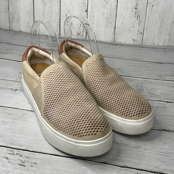 Dr. Scholl's Abbot Lux Tan Suede Platform Slipon Sneaker - Picture 4 of 13